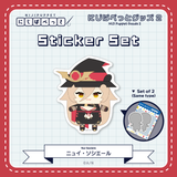 "NIJI Puppet Goods 2" Sticker Set - L