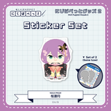 "NIJI Puppet Goods 2" Sticker Set - K