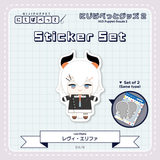 "NIJI Puppet Goods 2" Sticker Set - N