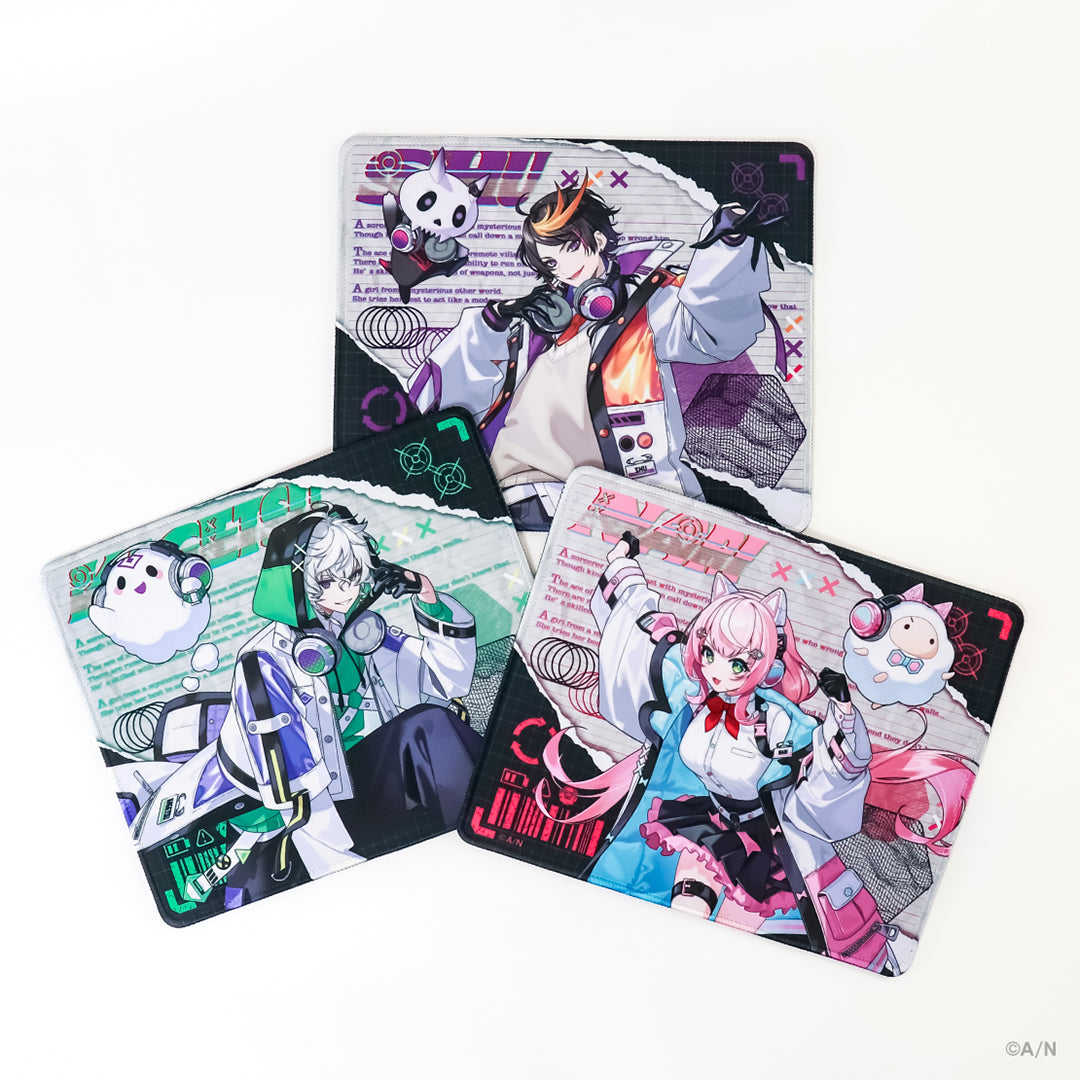 "NIJISANJI 好友模式系列:Shu, 花月 & Nari" 鼠标垫
