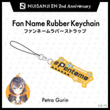 "NIJISANJI EN 2nd Anniversary" Fan Name Rubber Keychain (OBSYDIA)