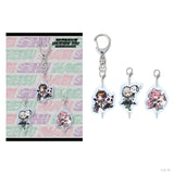 "NIJISANJI Buddy Mode Type:Shu, Kagetsu & Nari" Connecting Acrylic Keychain