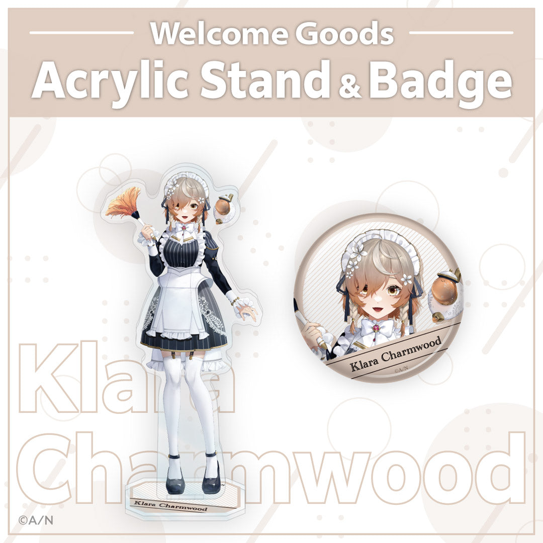 Denauth にじフェス 缶バッジ Klara Charmwood Denauth 1st Anniversary】ホログラム缶バッジ｜にじさんじ