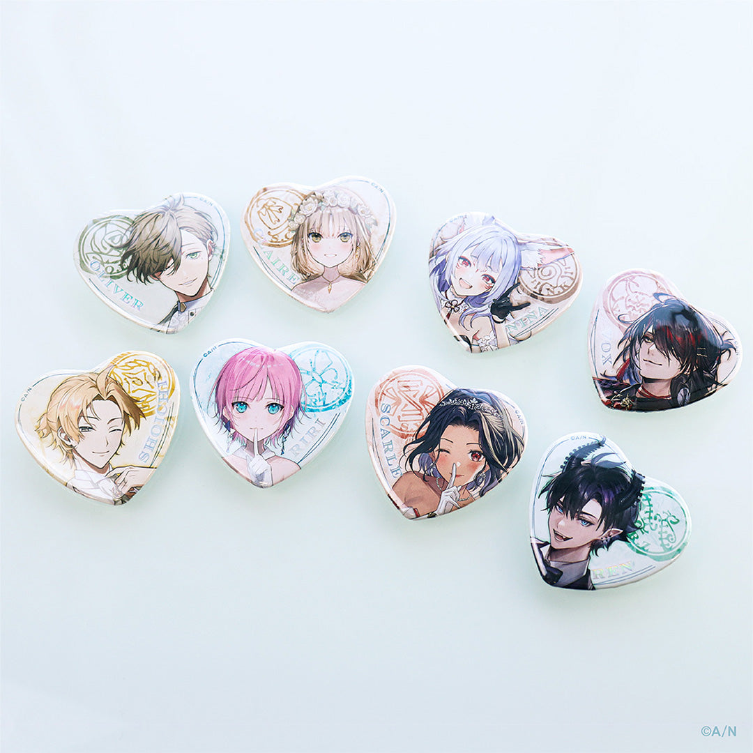 "6月的新娘 2023" 心形徽章A组