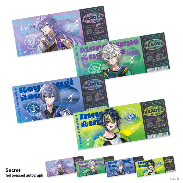 "NIJISANJI ＆ NIJISANJI EN HEROES Half Anniversary"  Random Hologram Ticket Style Card Dytica