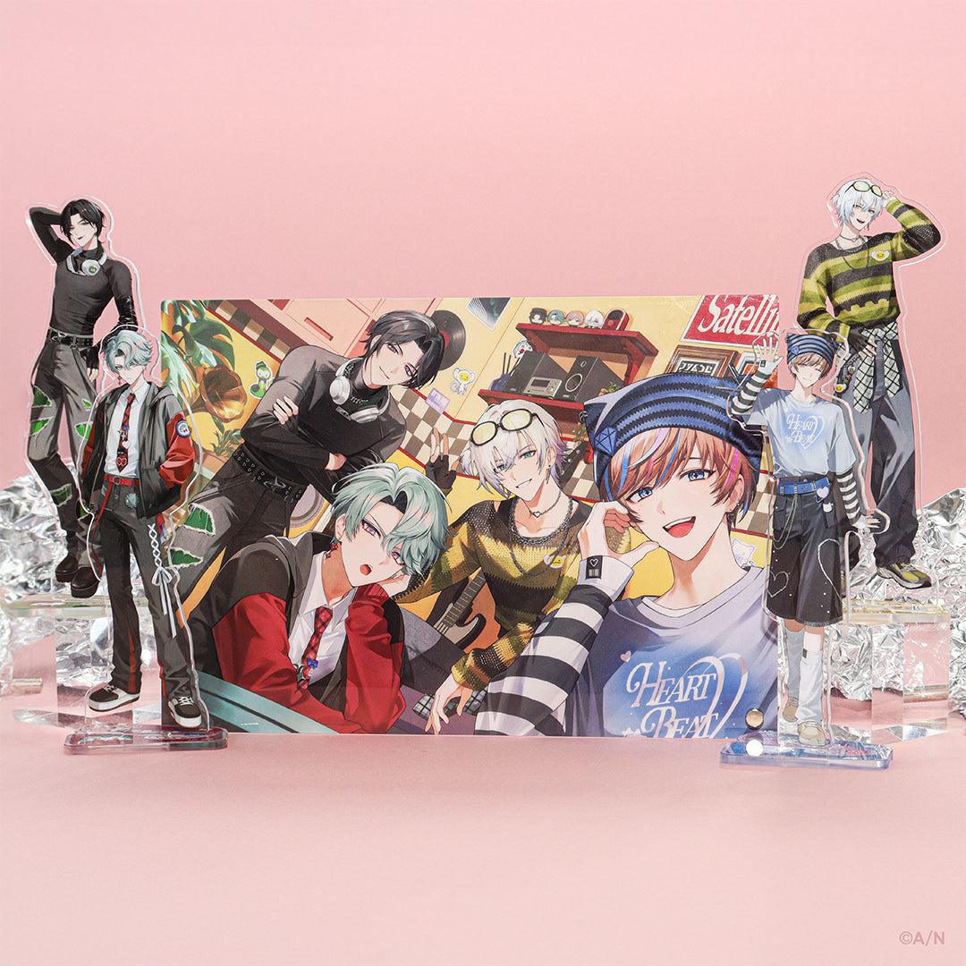 "BY THE HEARTBEAT" Acrylic Plate