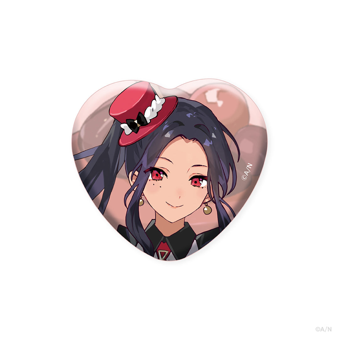 "NIJISANJI EN Confectionery" Heart Badge