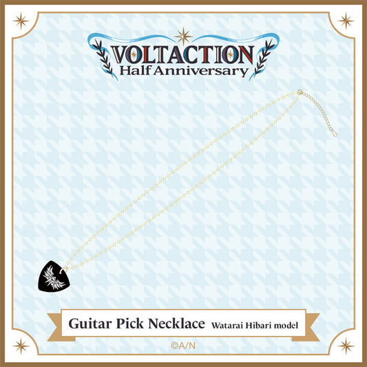 "VOLTACTION Half Anniversary" Guitar Pick Necklace (Watarai Hibari model)