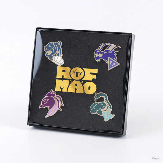 "ROF-MAO Four Guardians Motif Goods" Pins Set