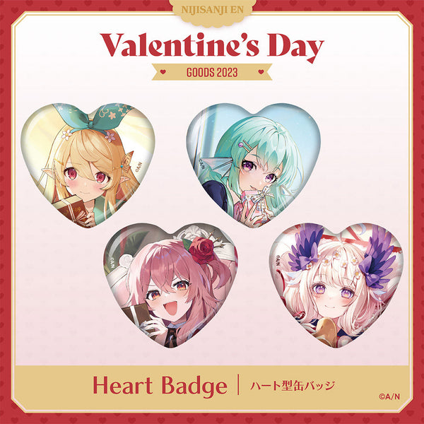 "NIJISANJI EN Valentine's Day 2023" Heart Badge