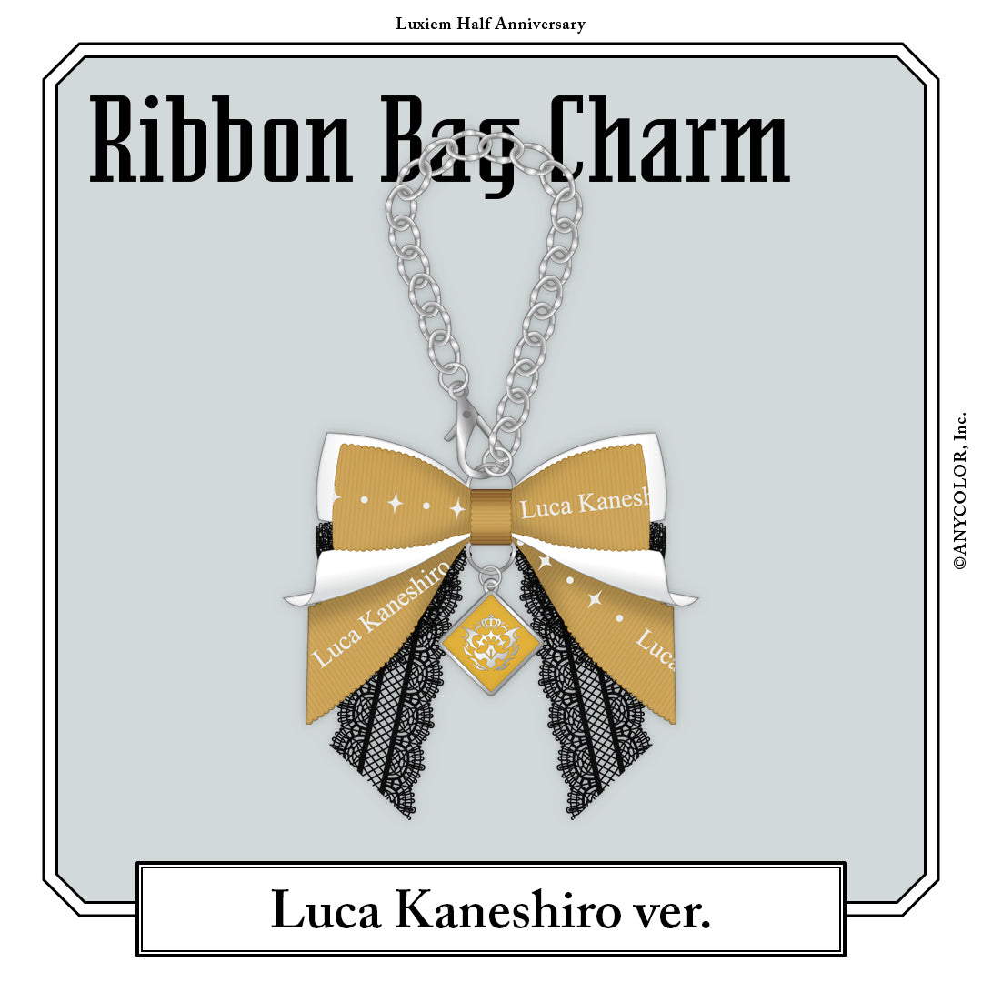 "Luxiem Half Anniversary" Ribbon Bowknot Bag Charm