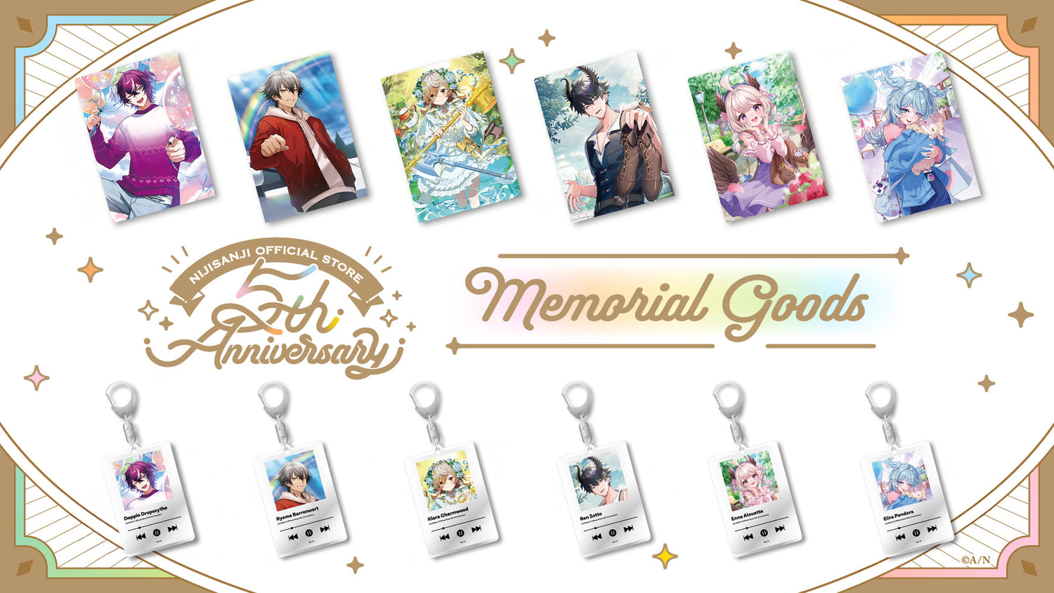 NIJISANJI Official Store 5th Anniversary Memorial Goods