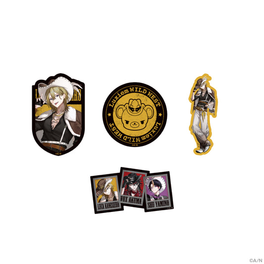 "Luxiem WILDWEST" Sticker Set