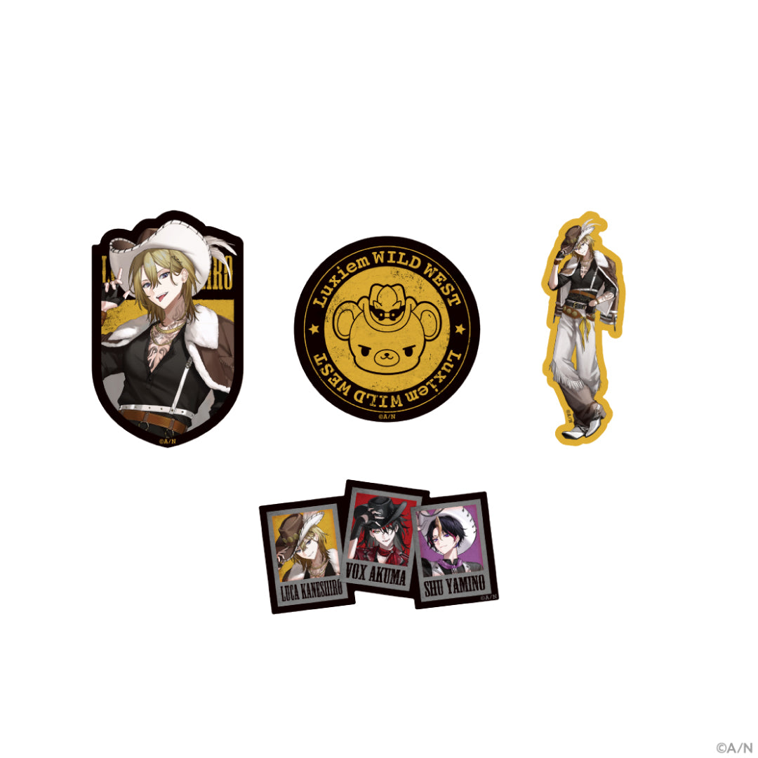 "Luxiem WILDWEST" Sticker Set