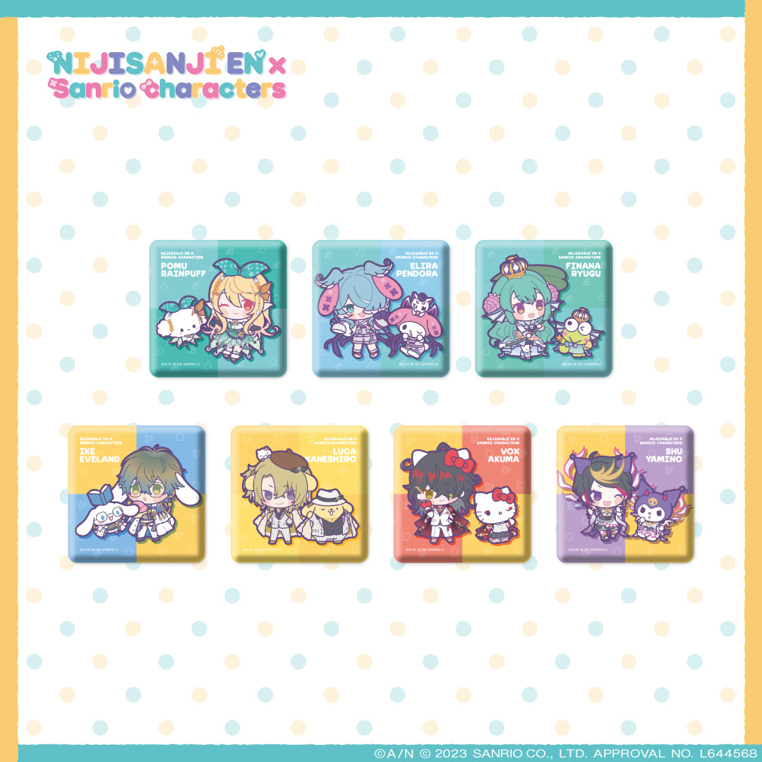 "NIJISANJI EN × 三丽鸥家族" 随机徽章