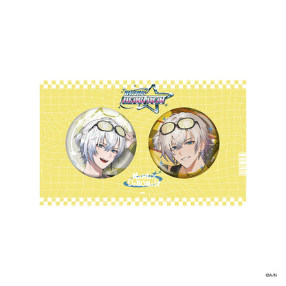 "BY THE HEARTBEAT" Glitter Badge Set