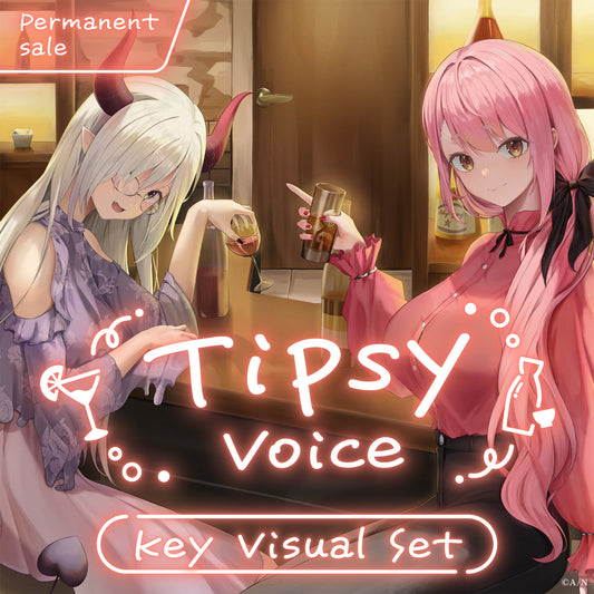 [Permanent Sale] "Tipsy Voice" - Key Visual Set