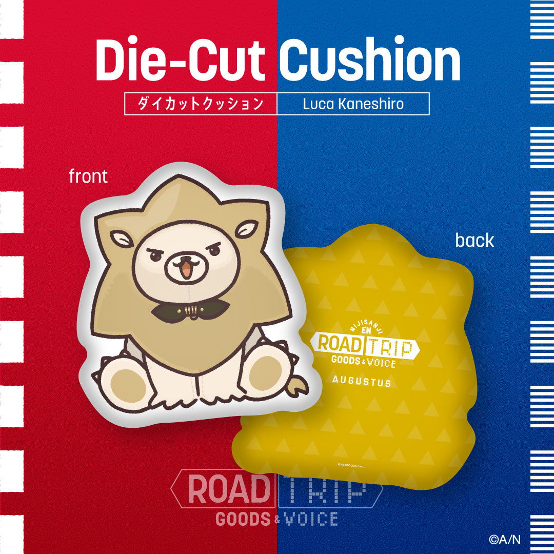 "ROAD TRIP Goods & Voice" Die-Cut Cushion