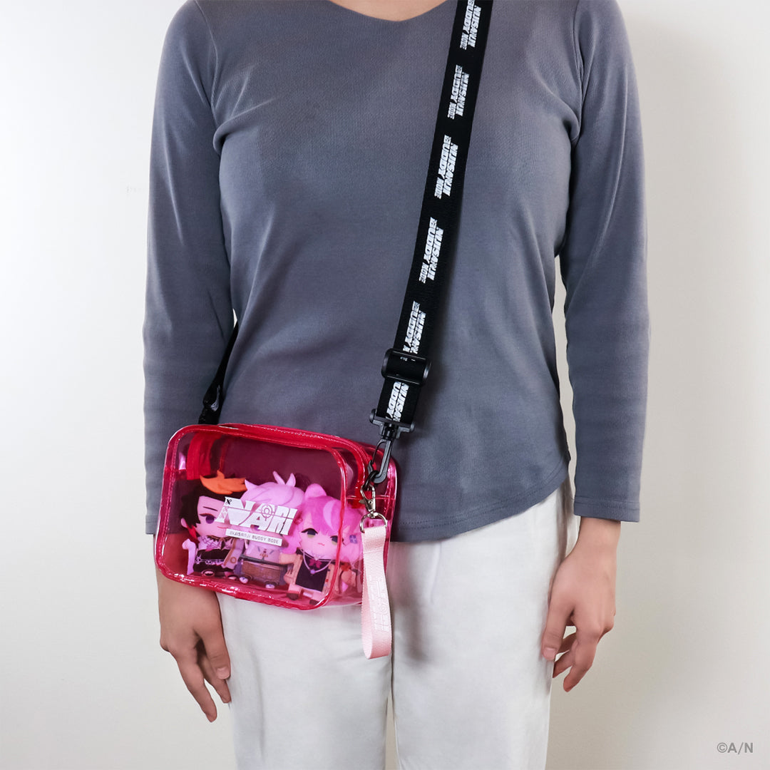 "NIJISANJI Buddy Mode Type：Shu, Kagetsu & Nari" Clear Shoulder Bag