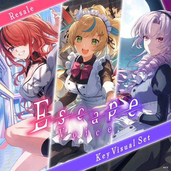 [RESALE] "Escape Voice" - Key Visual Set