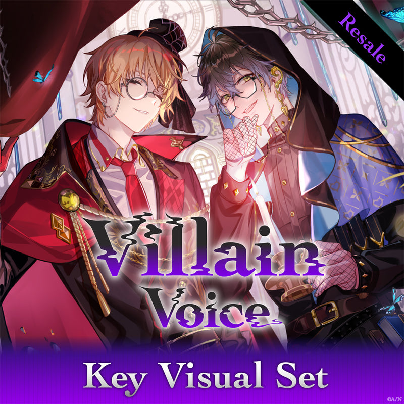 [RESALE] "Villain Voice" - Key Visual Set