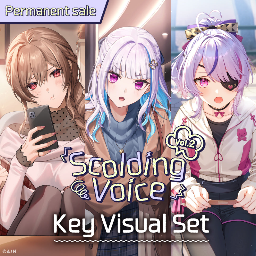[Permanent Sale] "Scolding Voice Vol.2" - Key Visual Set