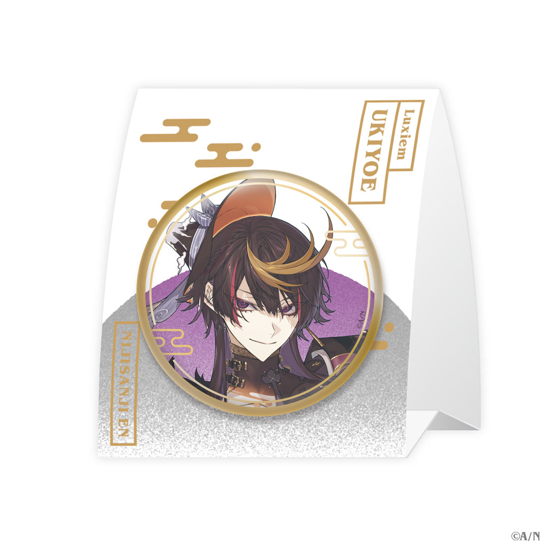 "Luxiem 浮世绘" 烫金徽章