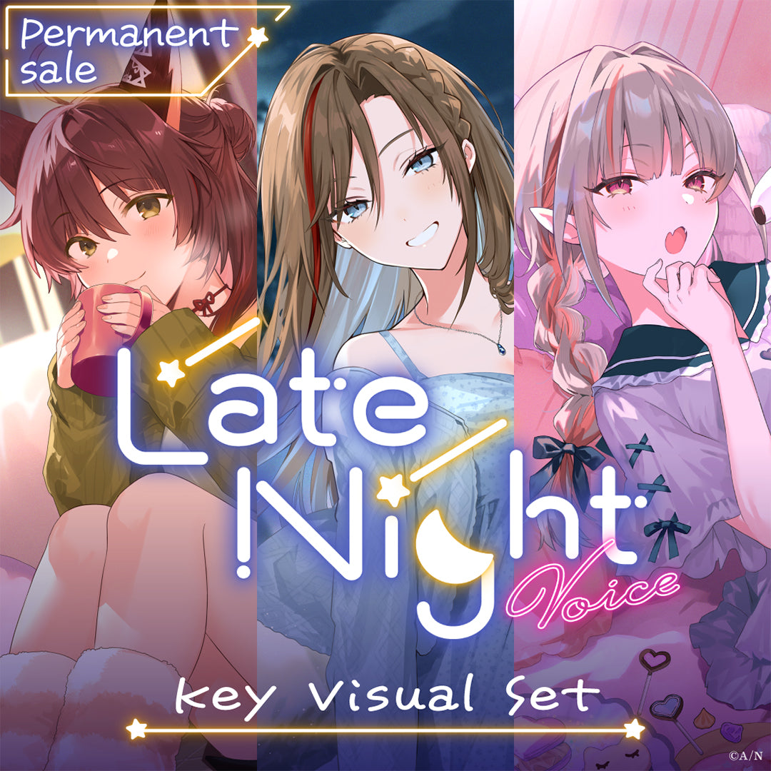 [Permanent Sale] "LateNight Voice" - Key Visual Set