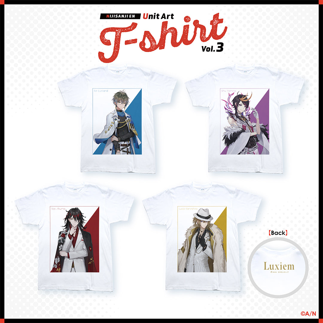 ”NIJISANJI EN Unit Art Vol.3 T恤”  Luxiem