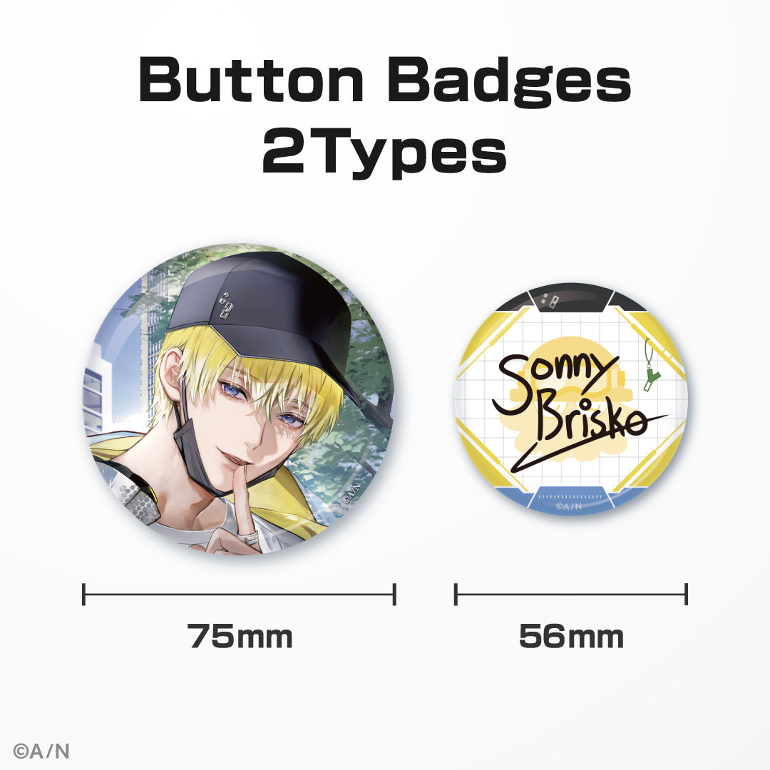 Sonny バッジセット アクリルスタンド BRISKO SONNY Brisko LIVE Anniversary (【7th Nijisanji - stand Acrylic - アクリルスタンド