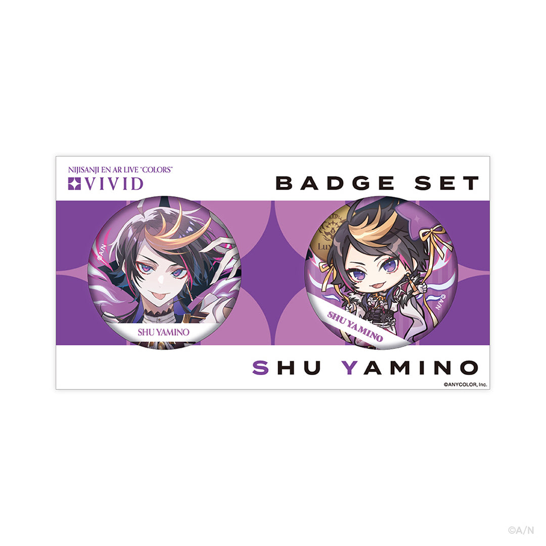 [NIJISANJI EN AR LIVE "COLORS"] Badge Set Luxiem