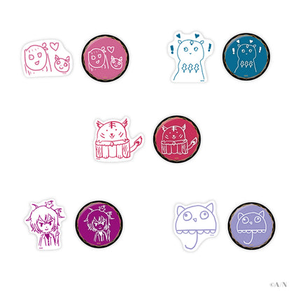 “XSOLEIL 1周年纪念” 徽章&贴纸套装