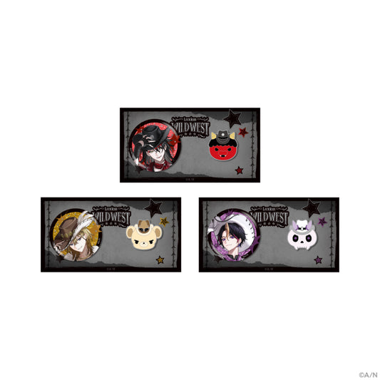 "Luxiem WILDWEST" Badge & Pin Badge Set