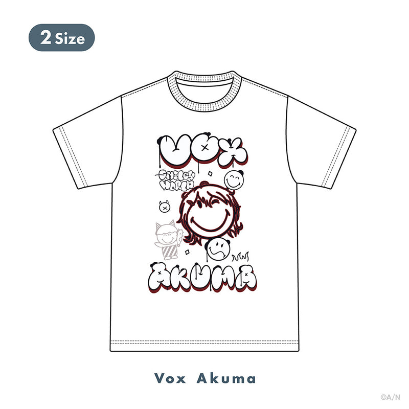 "NIJISANJI EN × SmileyWorld" T-shirt Vox Akuma