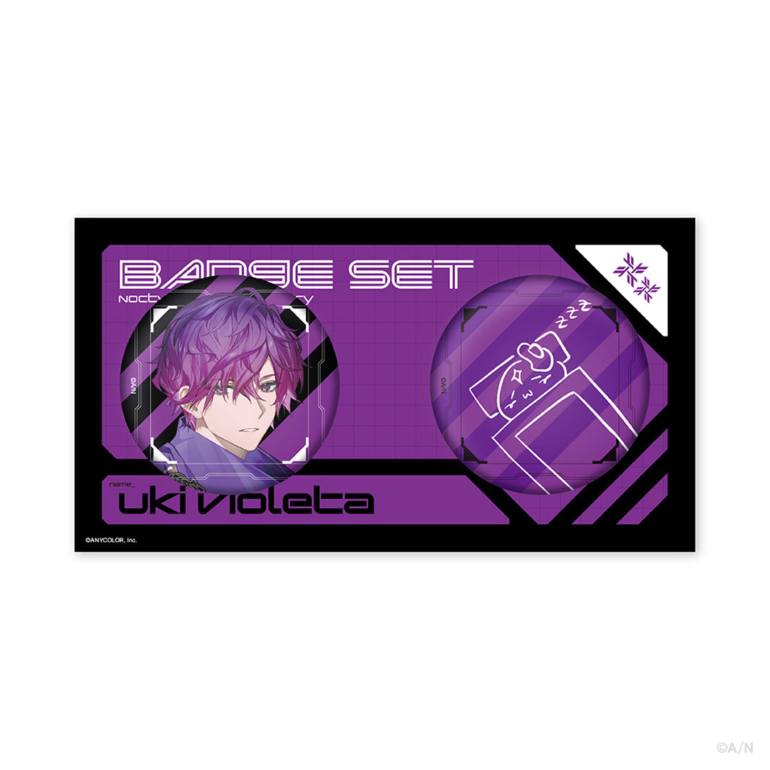 "Noctyx 2nd Anniversary" Badge Set