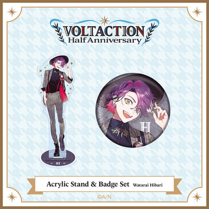 "VOLTACTION Half Anniversary" Acrylic Stands & Badge Set