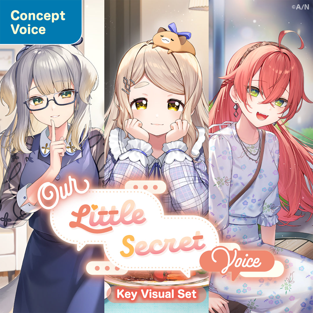 "Our Little Secret Voice" - Key Visual Set
