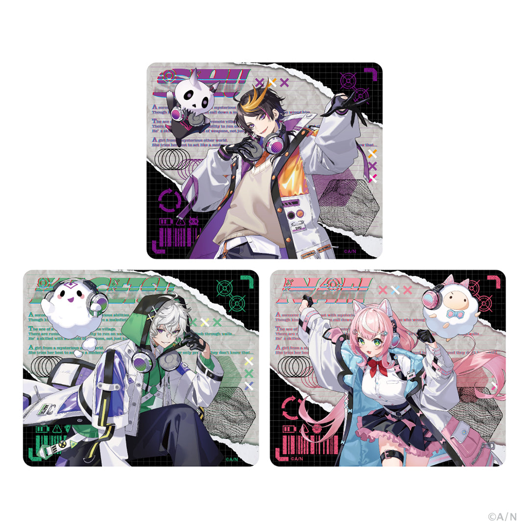 "NIJISANJI 好友模式系列：Shu, 花月 & Nari" 鼠标垫