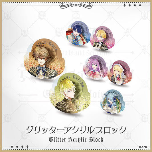 "Aristocrats and Servants" Glitter Acrylic Block