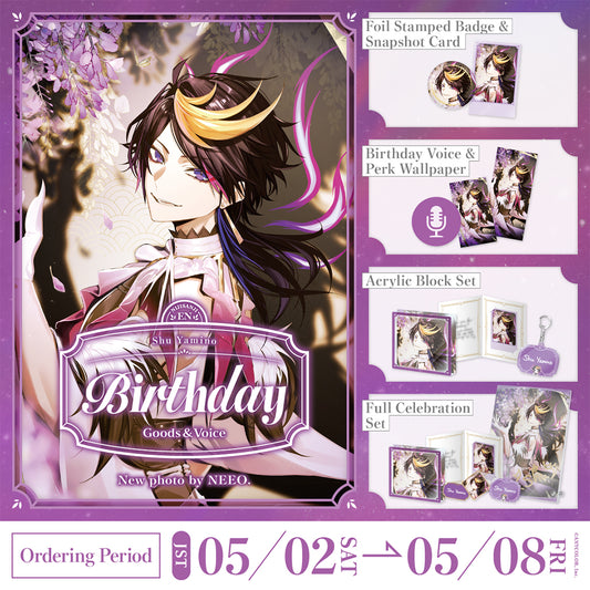 Shu Yamino Birthday Goods & Voice 2026