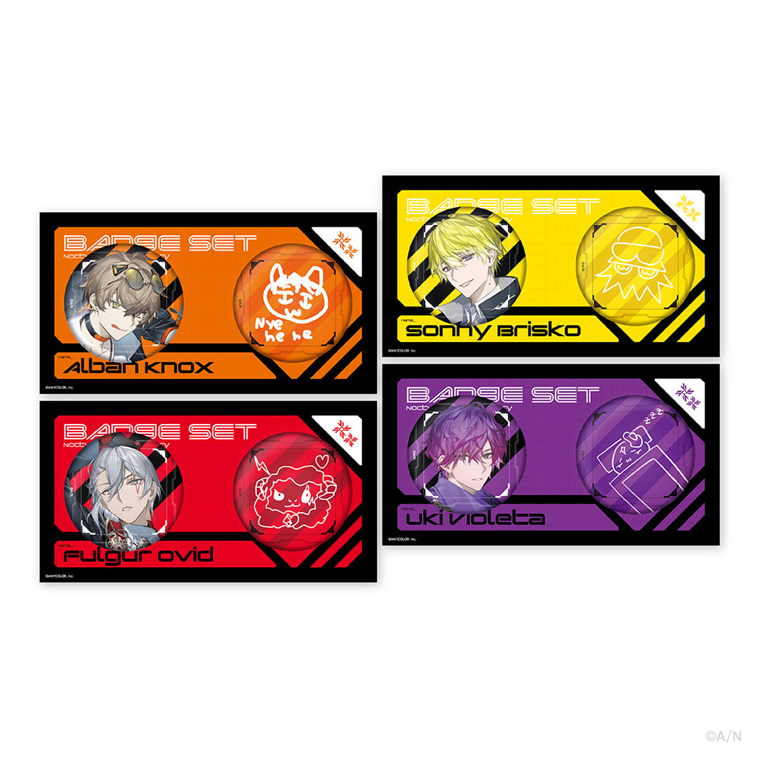 "Noctyx 2nd Anniversary" Badge Set