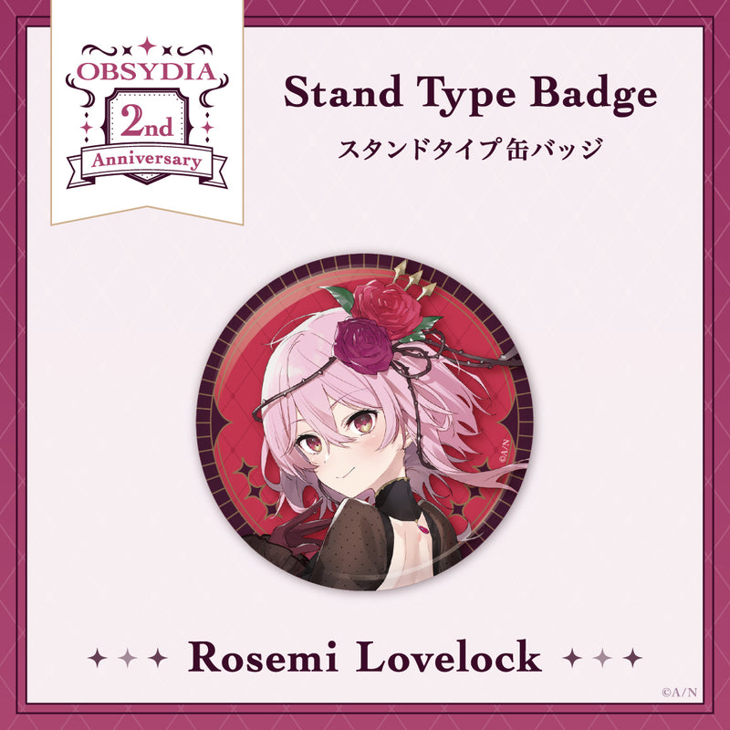 OBSYDIA 2nd Anniversary Stand Type Badge