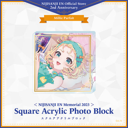 "NIJISANJI EN Memorial 2023" Square Acrylic Photo Block Ethyria