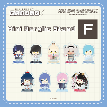 "NIJI Puppet Goods" Mini Acrylic Stand - F