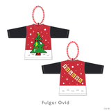 "Happy Holidays" Ugly Sweater Keychain