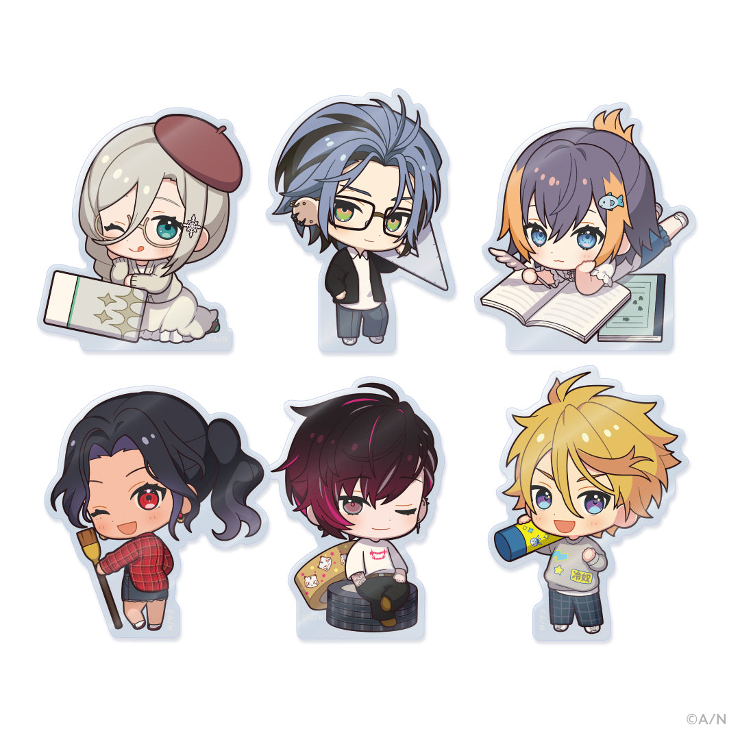 "Brand New Desk Life" Acrylic Memo Stand