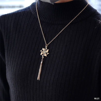 "VOLTACTION Half Anniversary" Windmill Motif Necklace (Fura Kanato model)