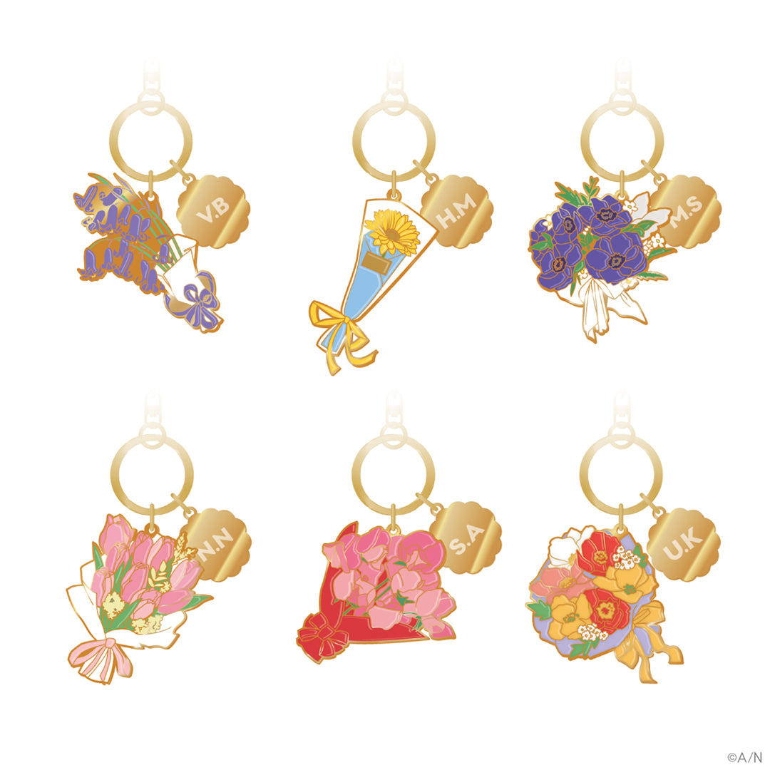 "NIJISANJI White Day 2024" Metal Key Chain