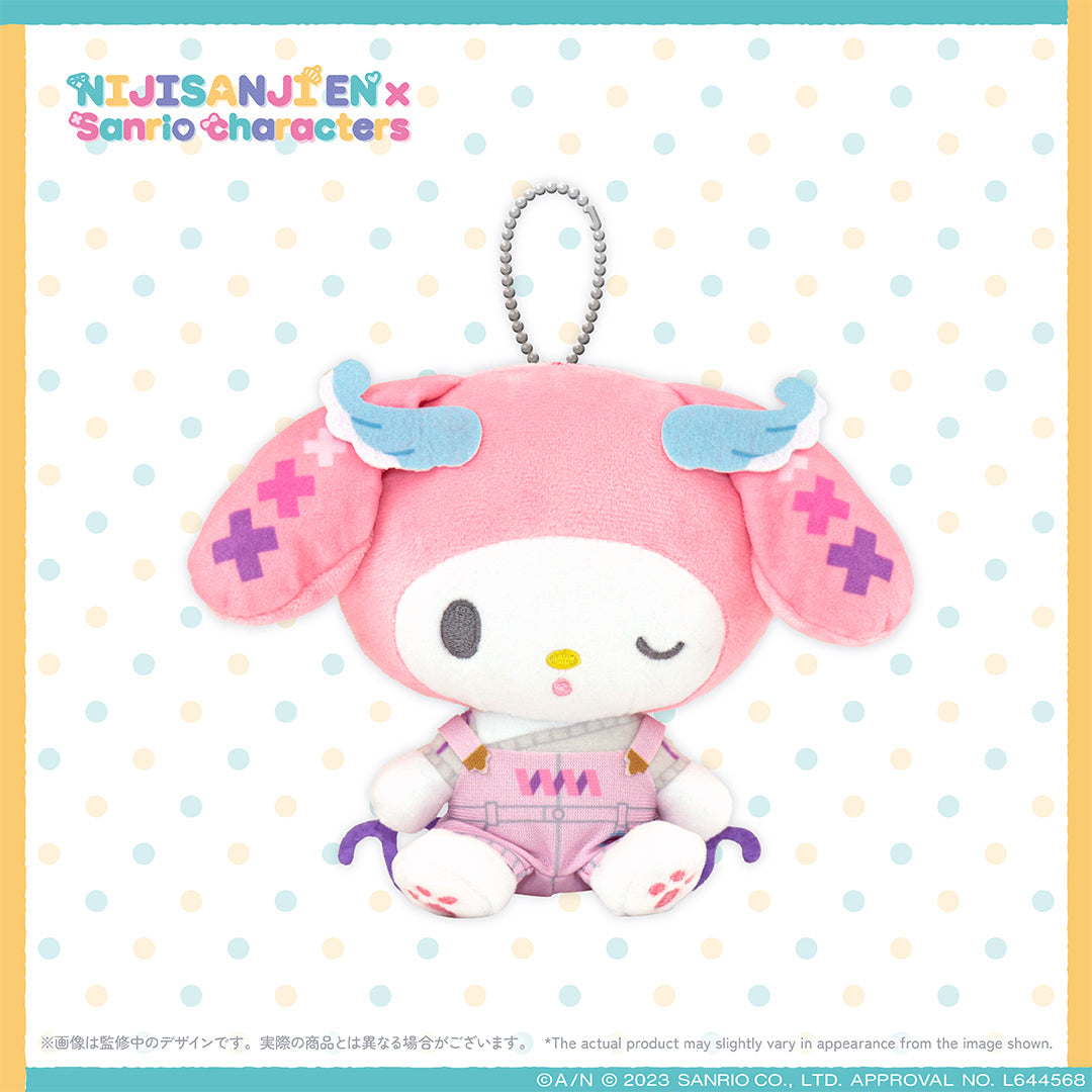 "NIJISANJI EN × Sanrio characters" Plush Charm LazuLight