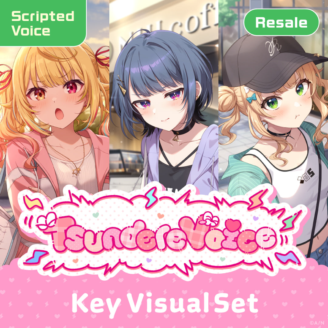 [RESALE] "Tsundere Voice" - Key Visual Set